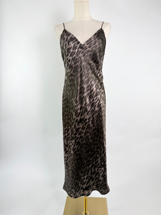 L'Agence Leopard Slip Dress