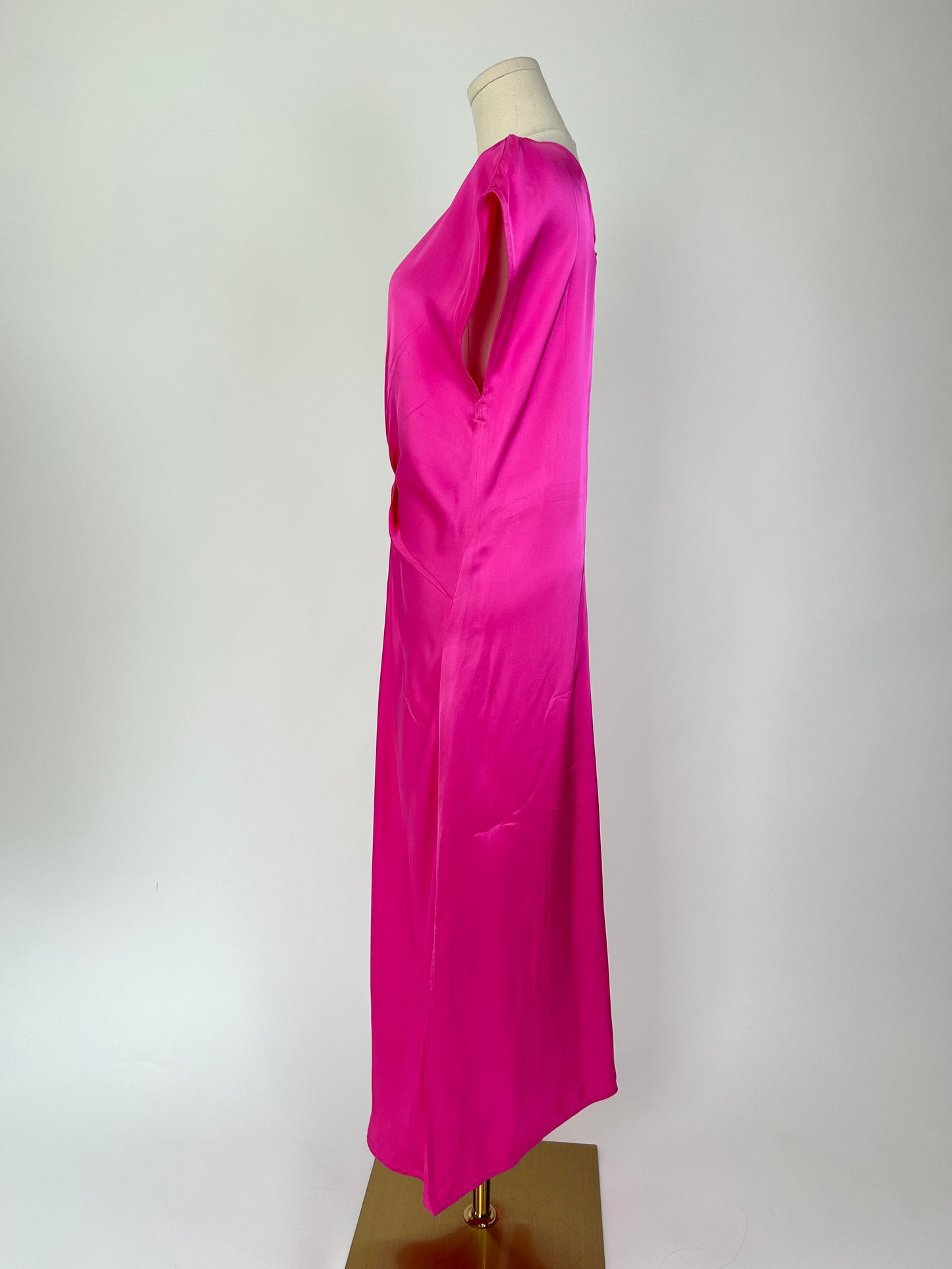 Helmut Lang Twisted Satin Dress