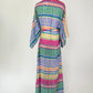 Vintage Mary McFadden Kimono Maxi Dress