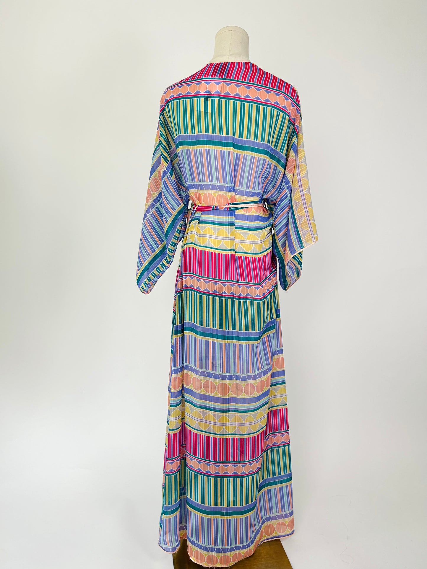 Vintage Mary McFadden Kimono Maxi Dress