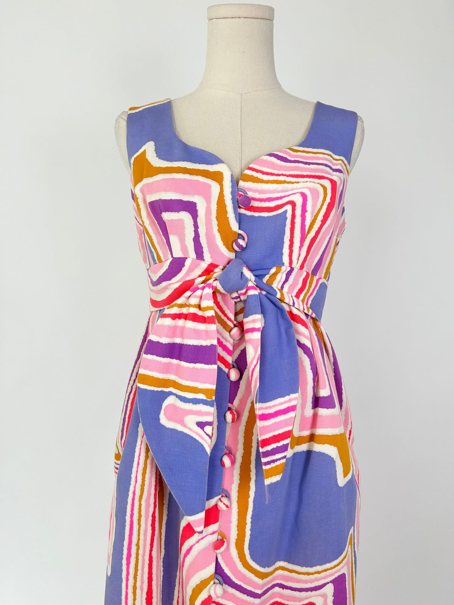 Vintage 1970s Abstract Pantsuit