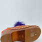 Fendi Fur Clogs Square Eye