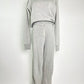 Re/Done Gray Sweat Shirt and Pant Suit