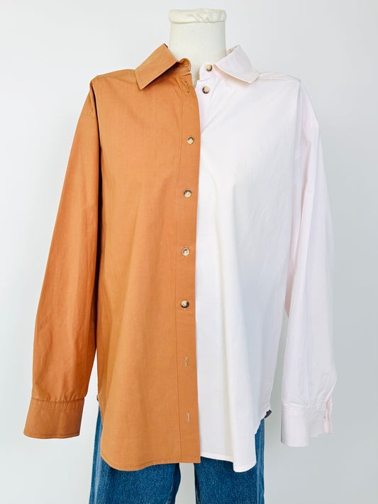 Donni Orange and Pink Blouse