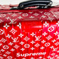 Louis Vuitton Red Carryon Suitcase