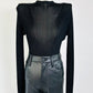 House'ch Black Body Suit