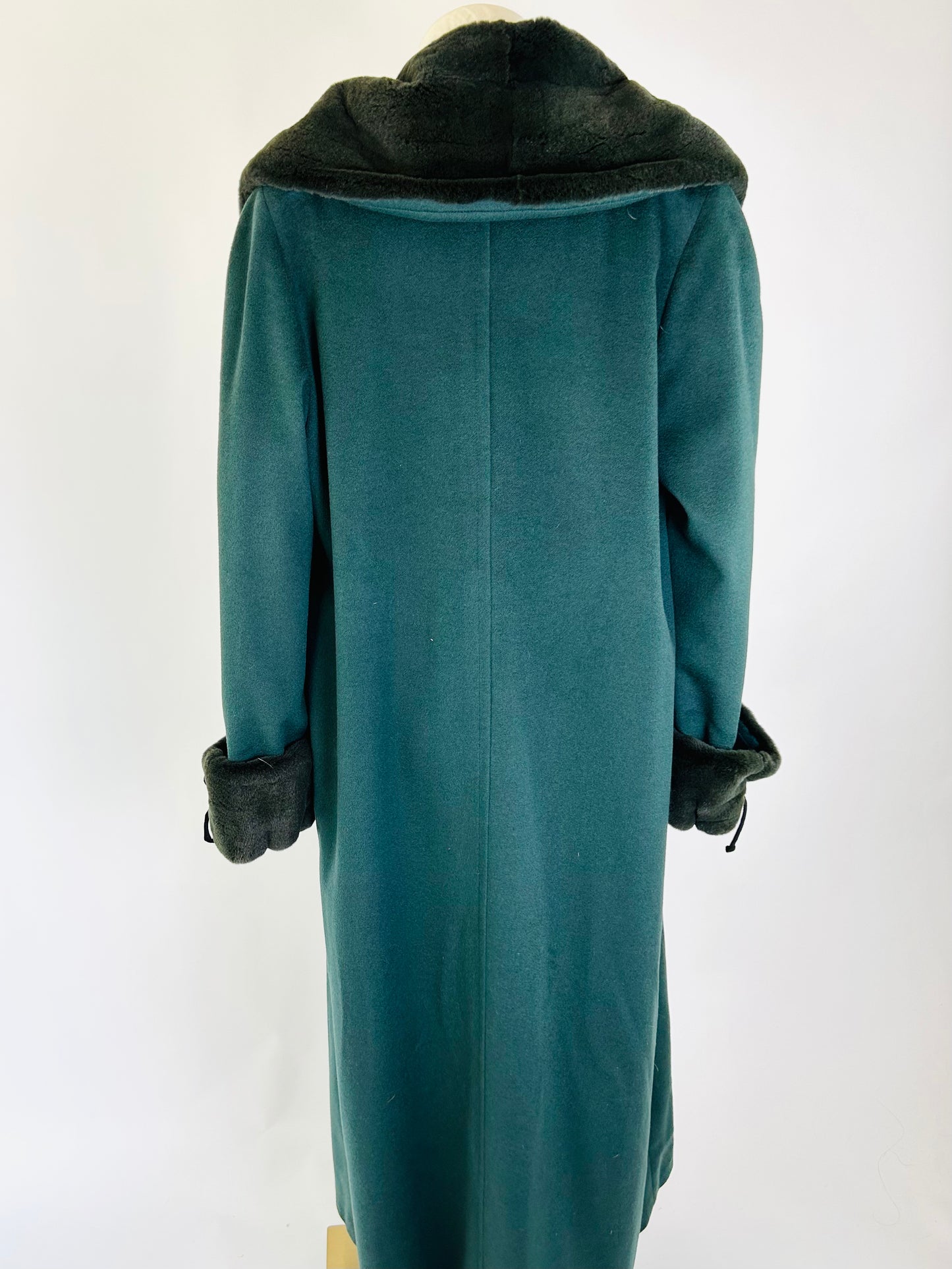 Vintage Neiman Marcus Forest Green Coat