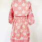 Indian Hand Printed Dress in Pink
