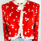 Vintage David Hayes Red and White Jacket