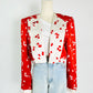 Vintage David Hayes Red and White Jacket