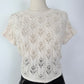 ASTR Crochet Cropped Top