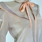 Vintage Jerri Sherman Blush Silk Top Deadstock