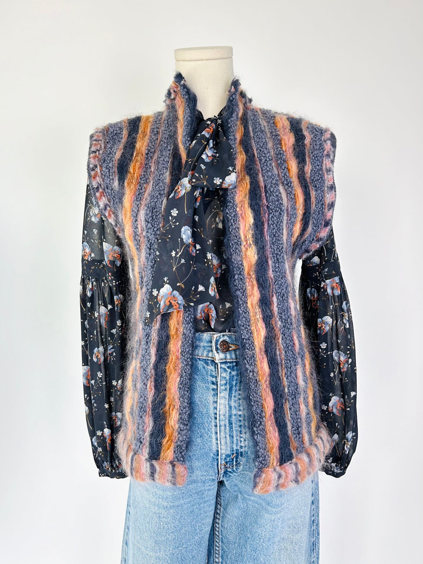 Vintage Kay Cosserat Woven Vest