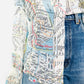 Dolce & Gabbana Map Print Silk Top
