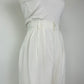 Vintage Dana Buchman White Pleated Pant