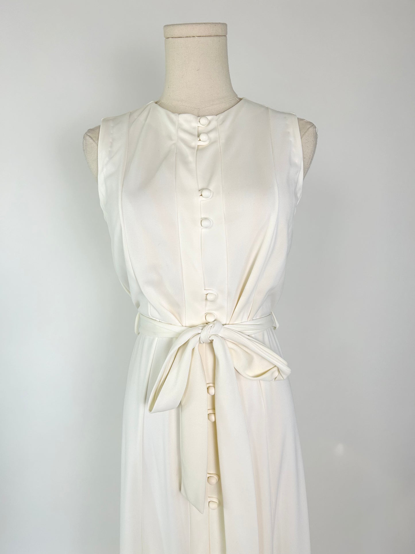 Vintage Stewart White Maxi Dress