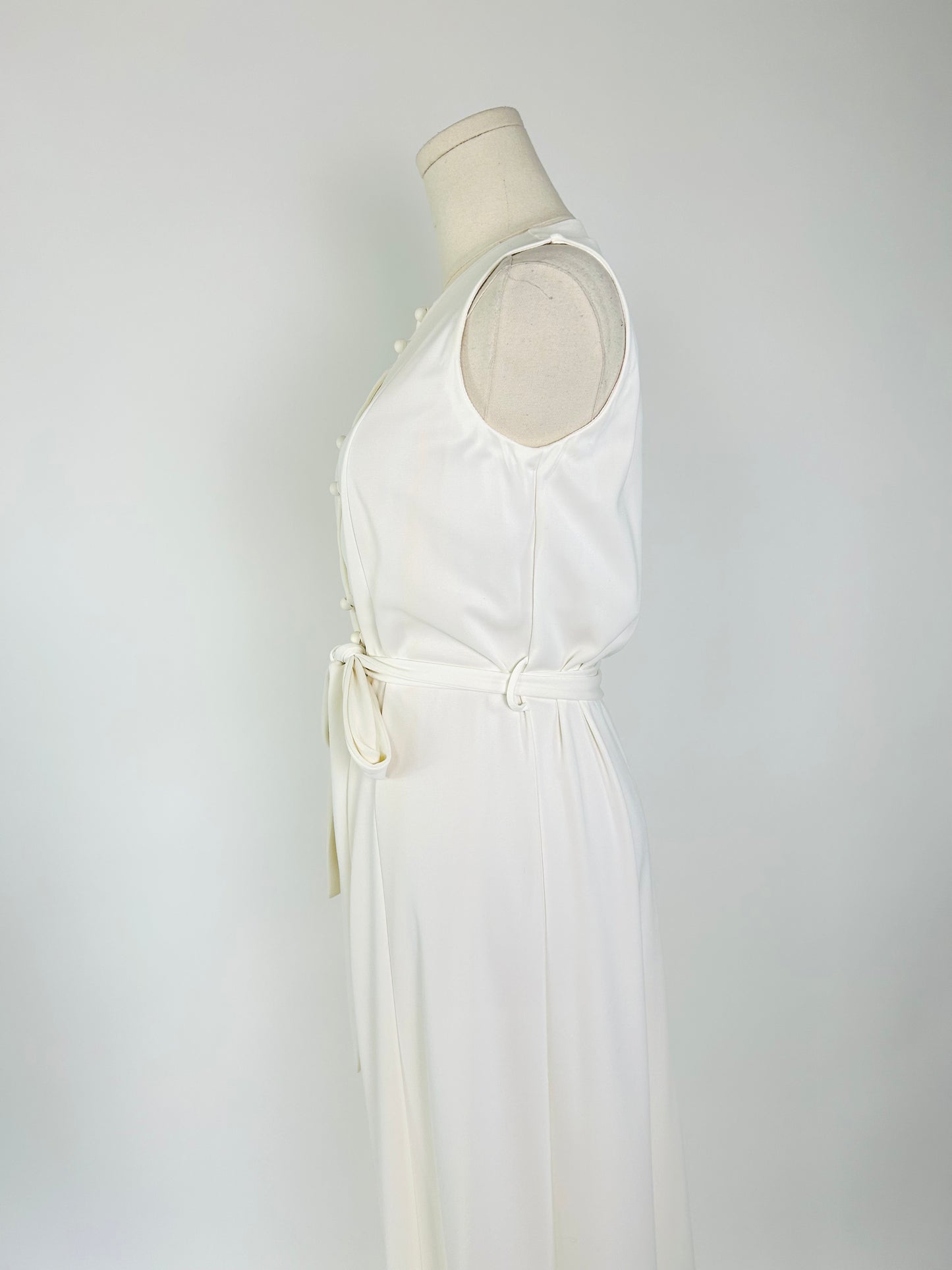 Vintage Stewart White Maxi Dress