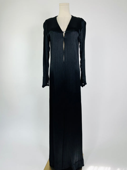 Vintage Ann Lavigne Open Front Maxi Dress