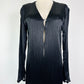 Vintage Ann Lavigne Open Front Maxi Dress