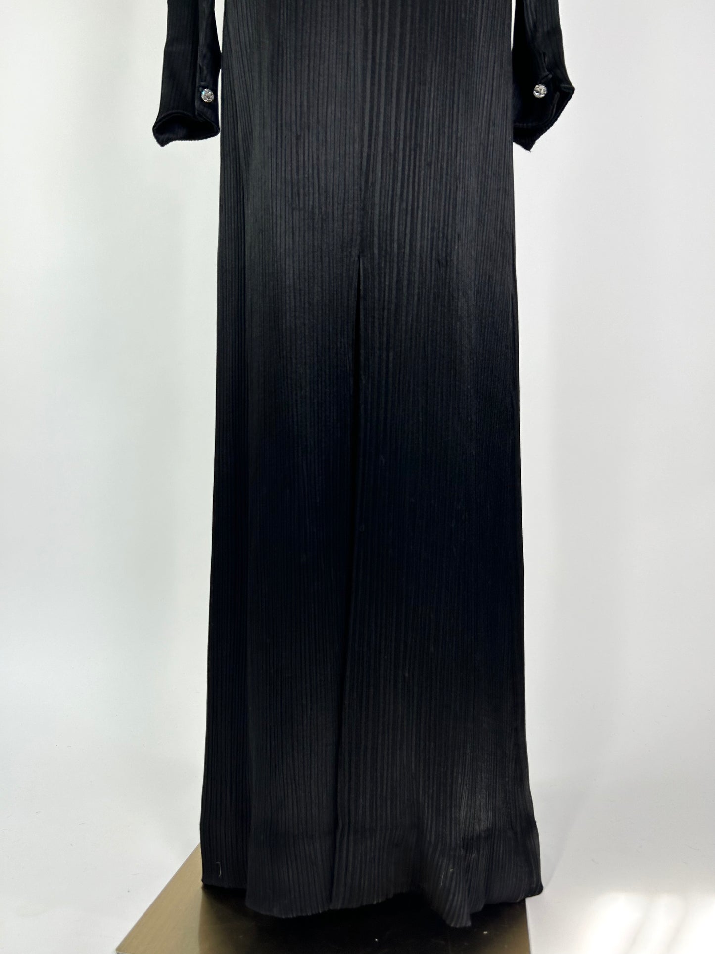 Vintage Ann Lavigne Open Front Maxi Dress