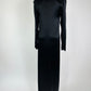 Vintage Ann Lavigne Open Front Maxi Dress