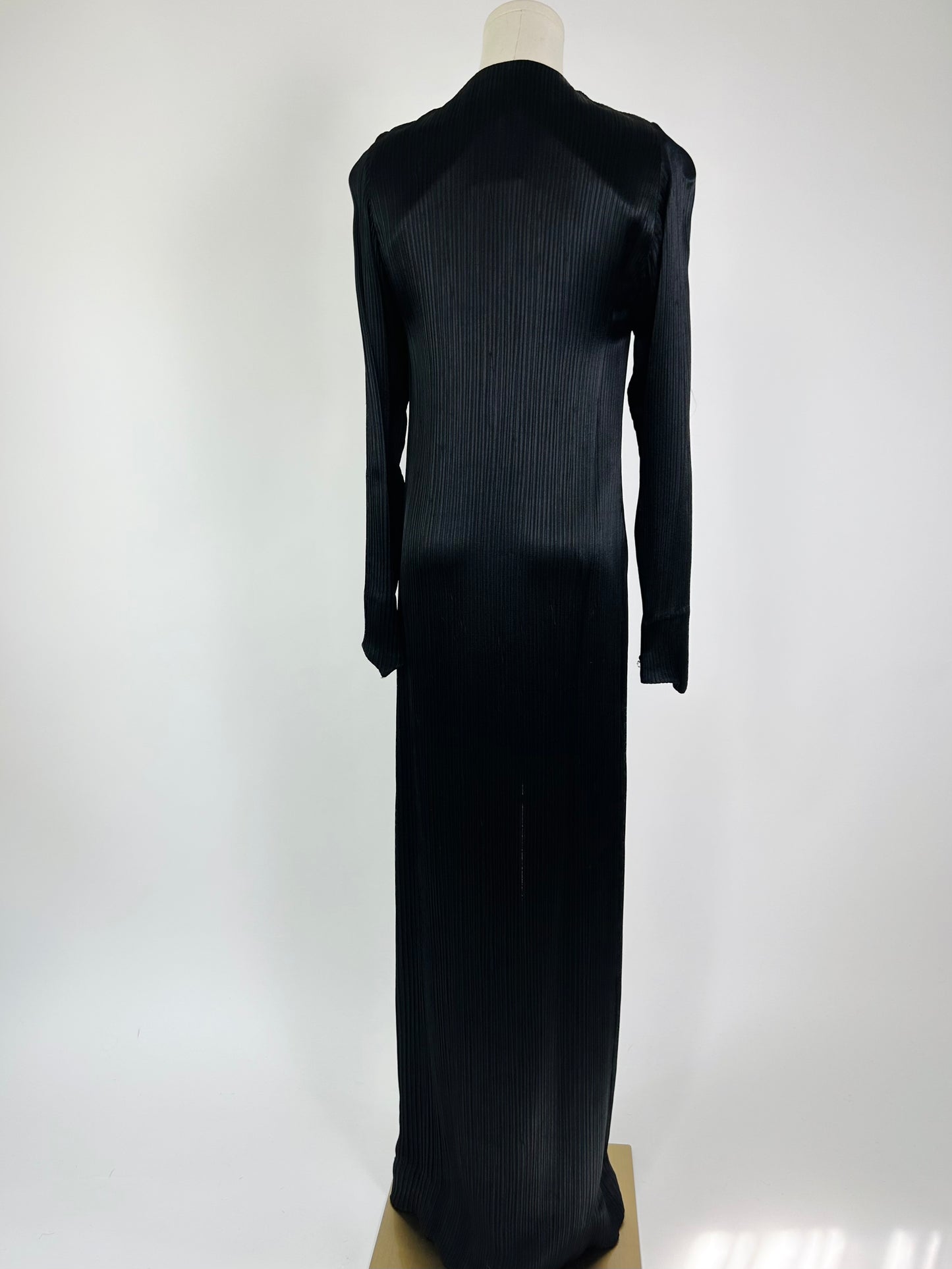 Vintage Ann Lavigne Open Front Maxi Dress