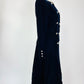 Vintage Oscar de la Renta Blue Velvet Collectors Dress