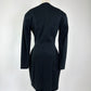 Vintage Grith Gerner Black Dress with Gold Buttons