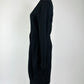 Vintage Grith Gerner Black Dress with Gold Buttons