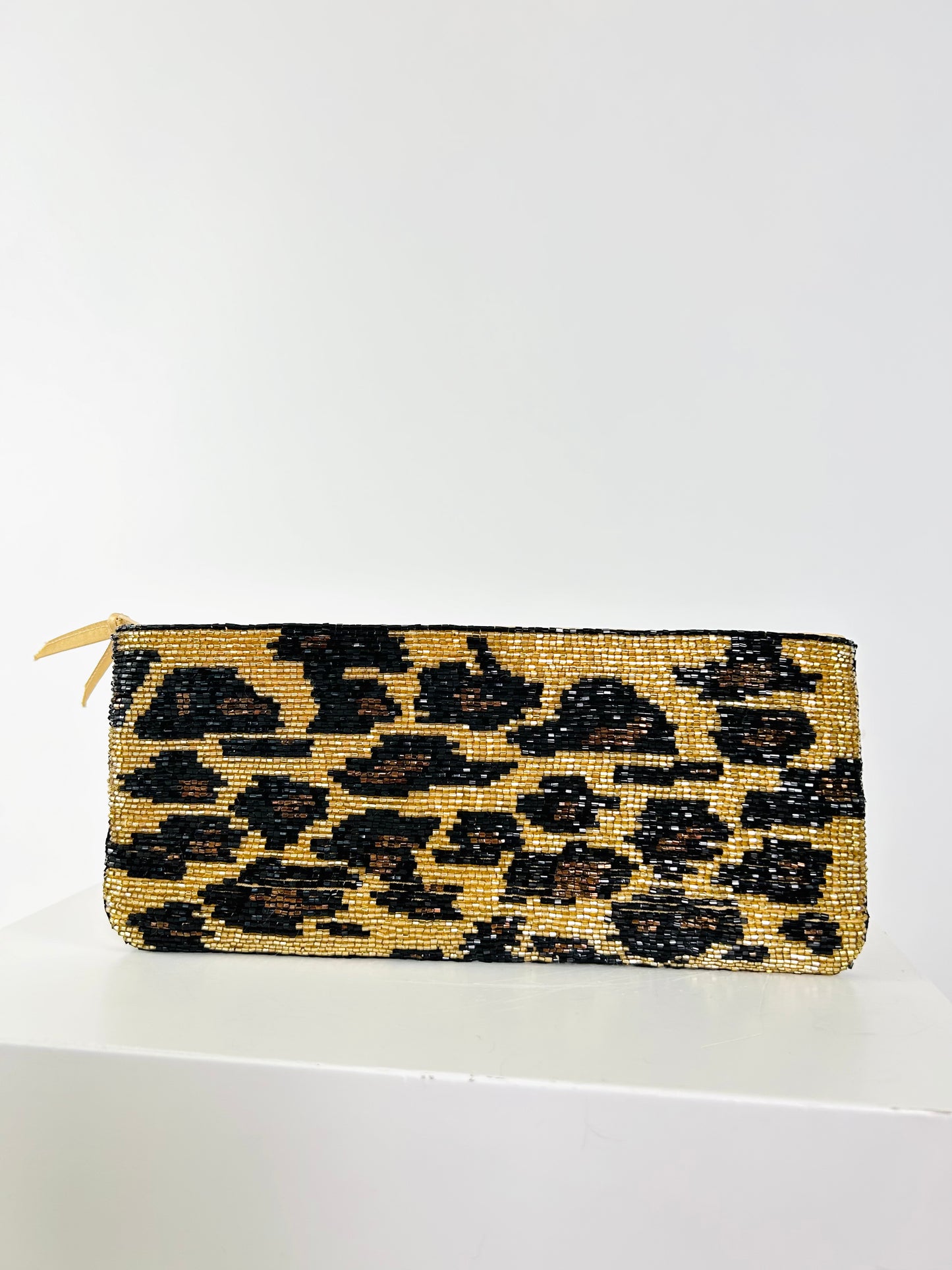 Vintage Leopard Neiman Marcus Clutch