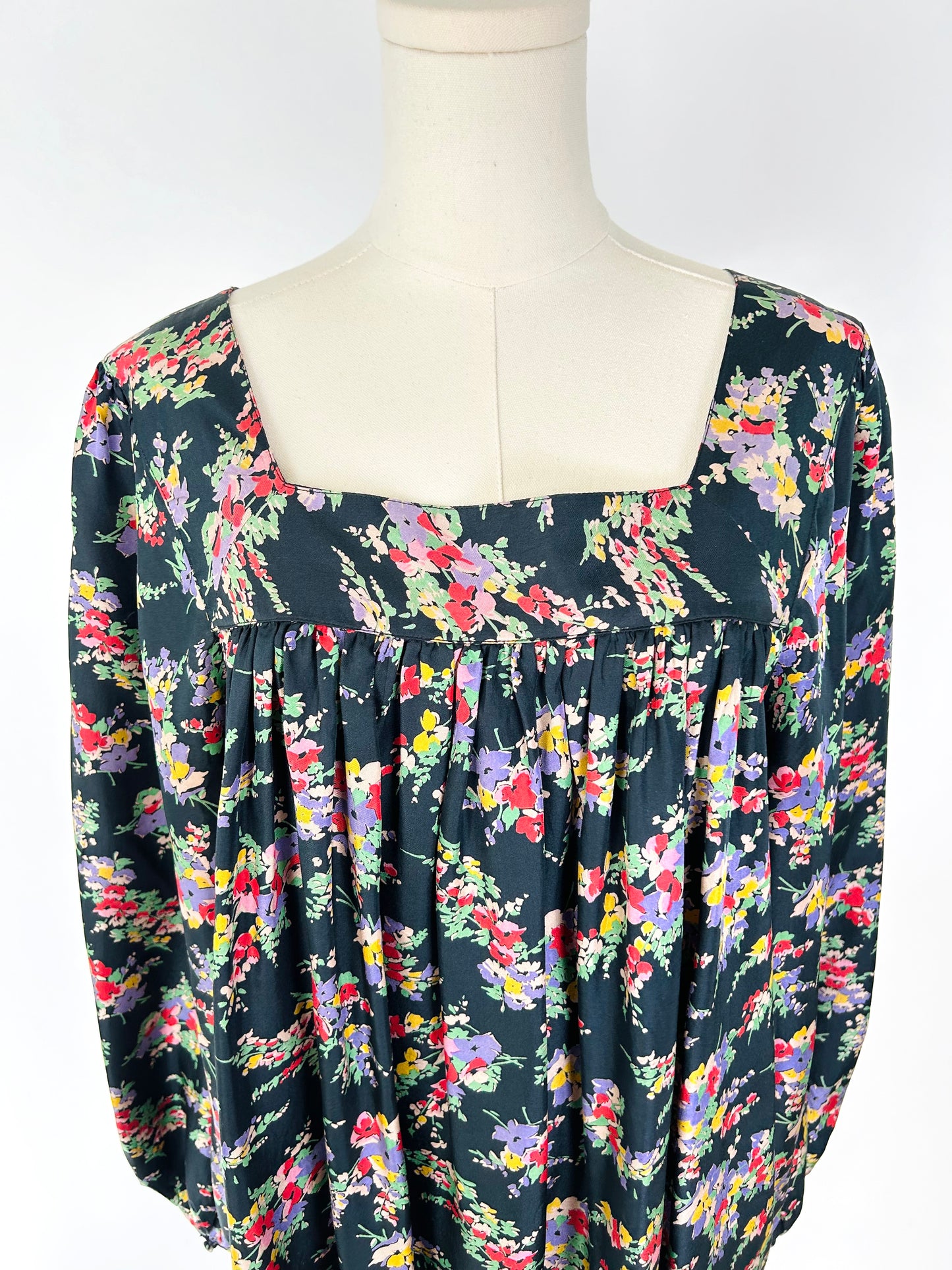 The Great Black Floral Top