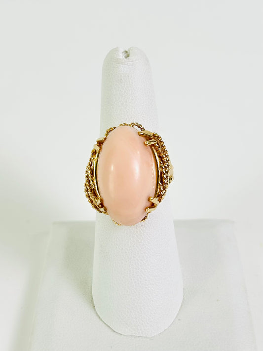 Vintage 1960's 14K Angel Skin Coral