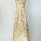 Vintage Malcom Star Brocade Maxi Dress