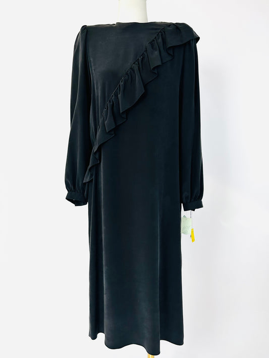 Vintage Pierre Cardin late 70's Black Dress