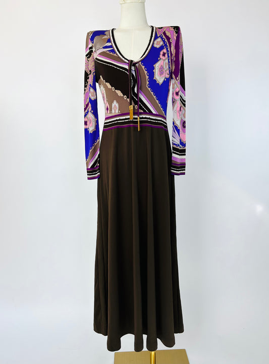 Vintage Leonard Paris Midi Dress