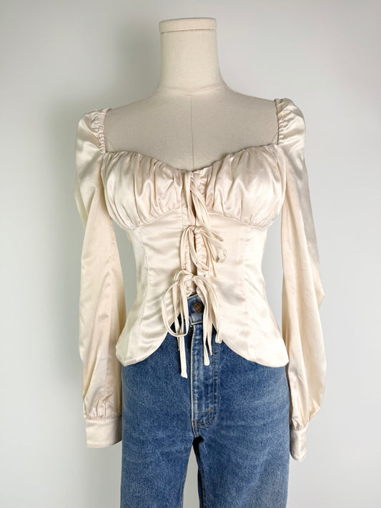 Majorelle Cream Top