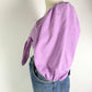 Lavender Linen Crop Top
