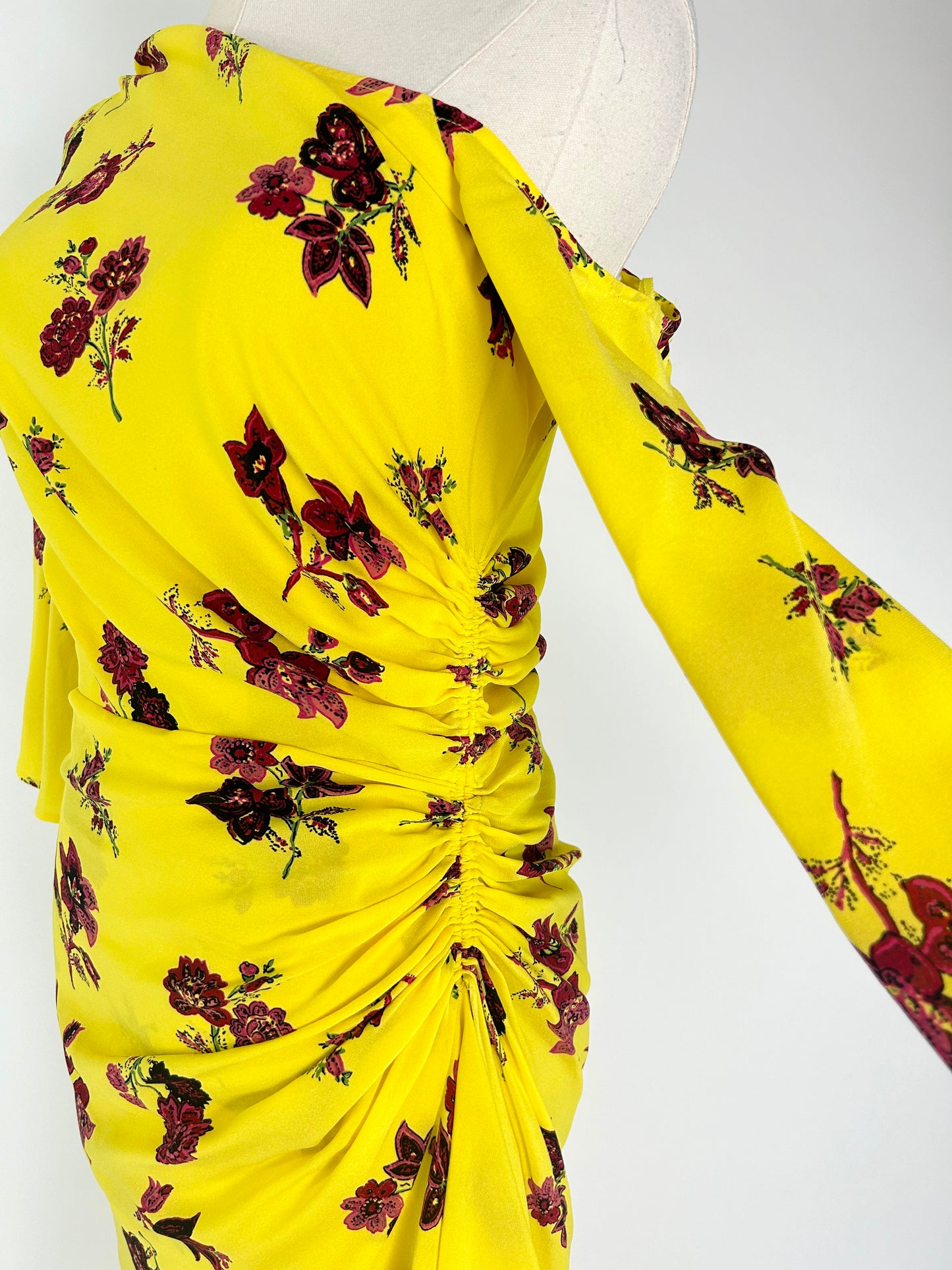 ALC Yellow and Red Flowers Dress