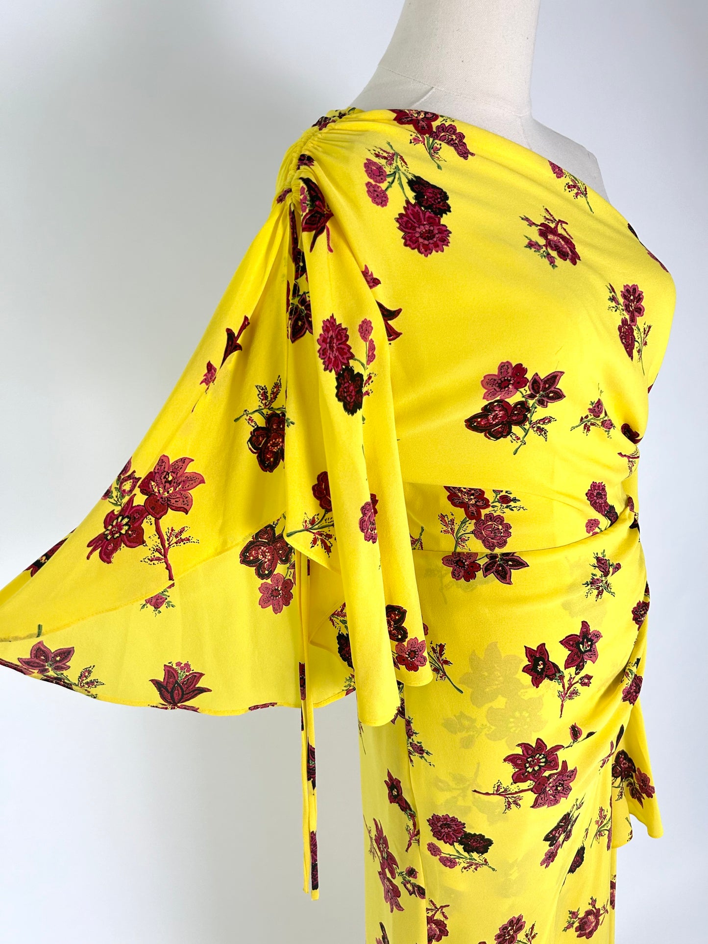 ALC Yellow and Red Flowers Dress