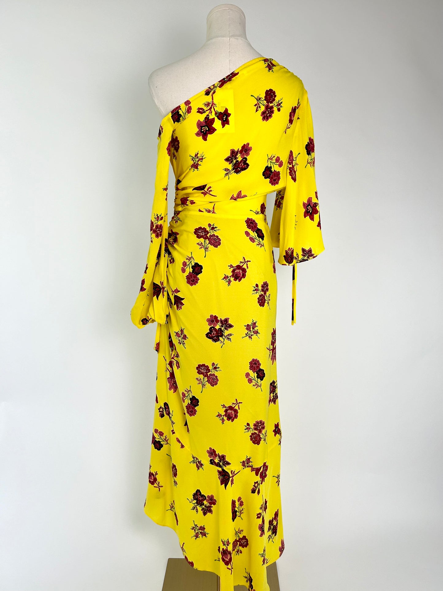 ALC Yellow and Red Flowers Dress