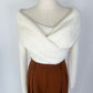 Jonathan Simkhai Cream Cross Over Sweater