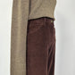 Nili Lotan Brown Corduroy Wide Leg