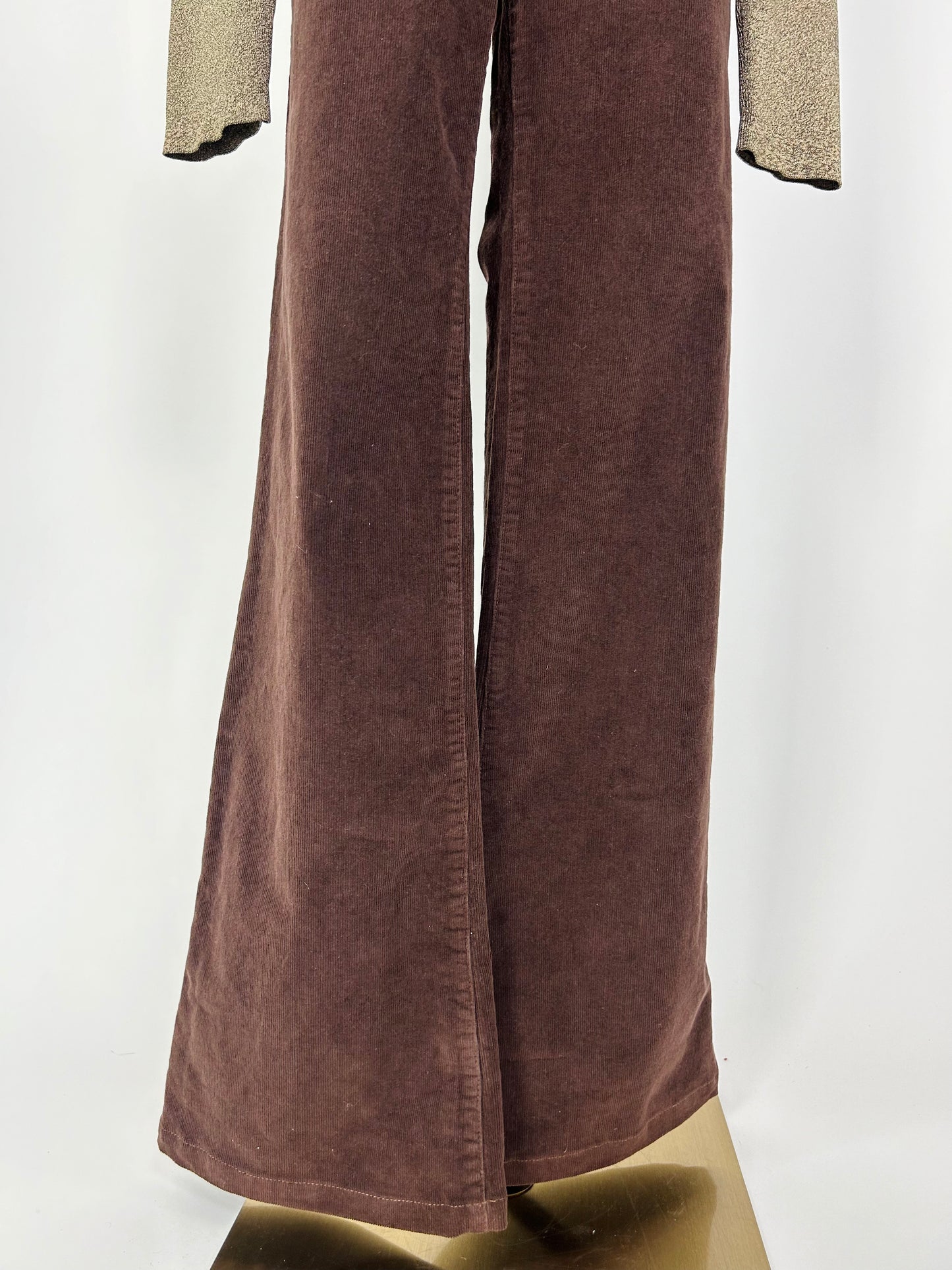 Nili Lotan Brown Corduroy Wide Leg