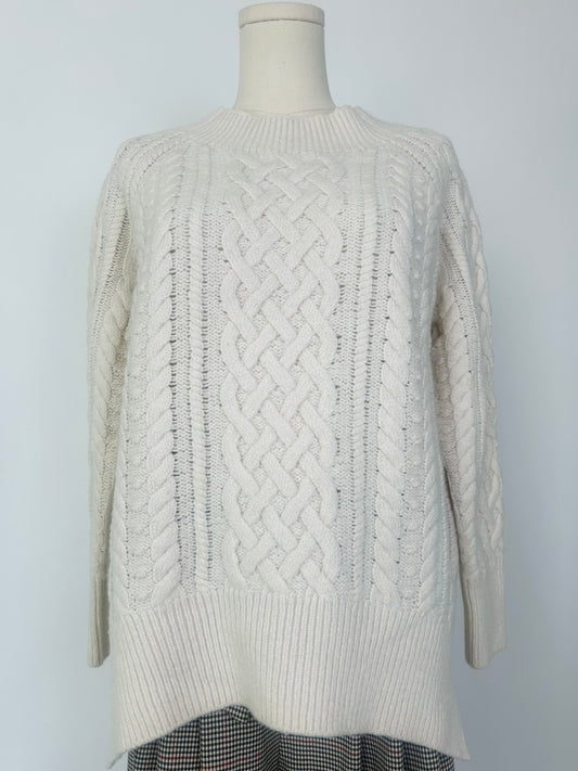 Vince Cable Knit Cream Sweater