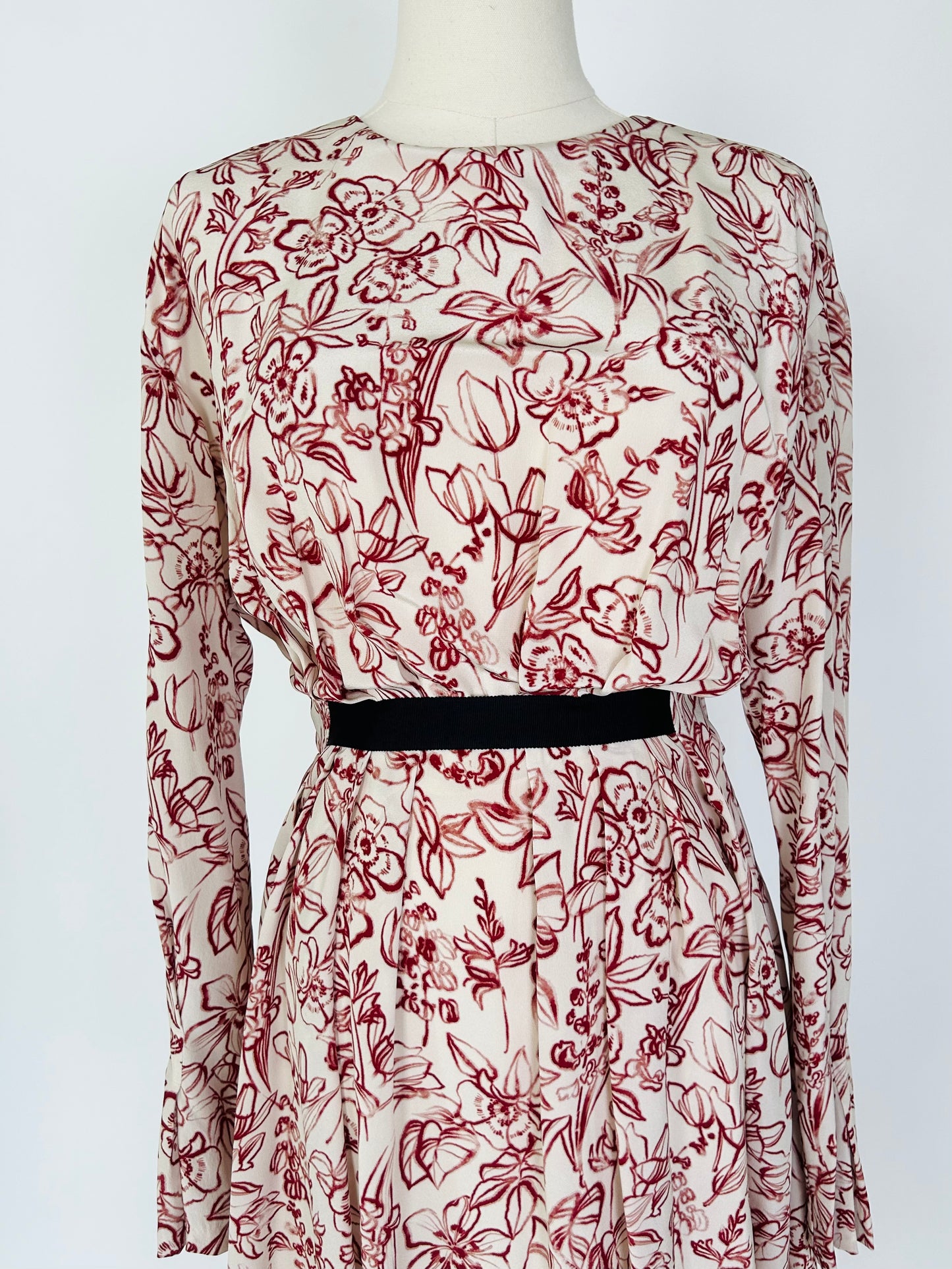 Jason Wu White and Red Floral Dress