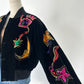 Vintage Escada Black Velvet and Sequin Jacket