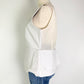 Diane Von Furstenberg Leather Peplum Top