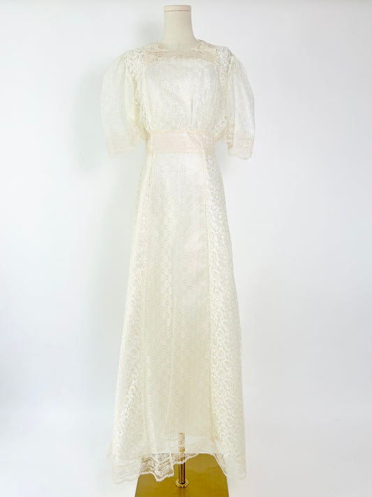 Vintage Custom Lace Dress