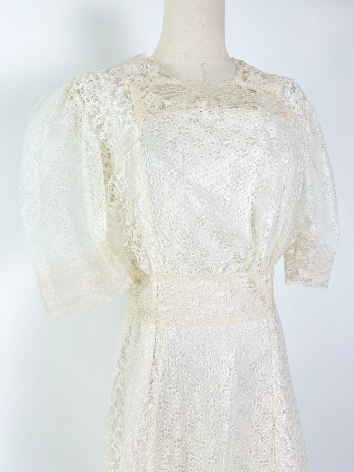 Vintage Custom Lace Dress