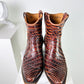 Nigros Brown and Coral Short Cowboy Boot